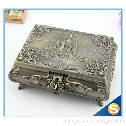 Shinny Gifts Antique Russia Castal Creative Gift Jewelry Box